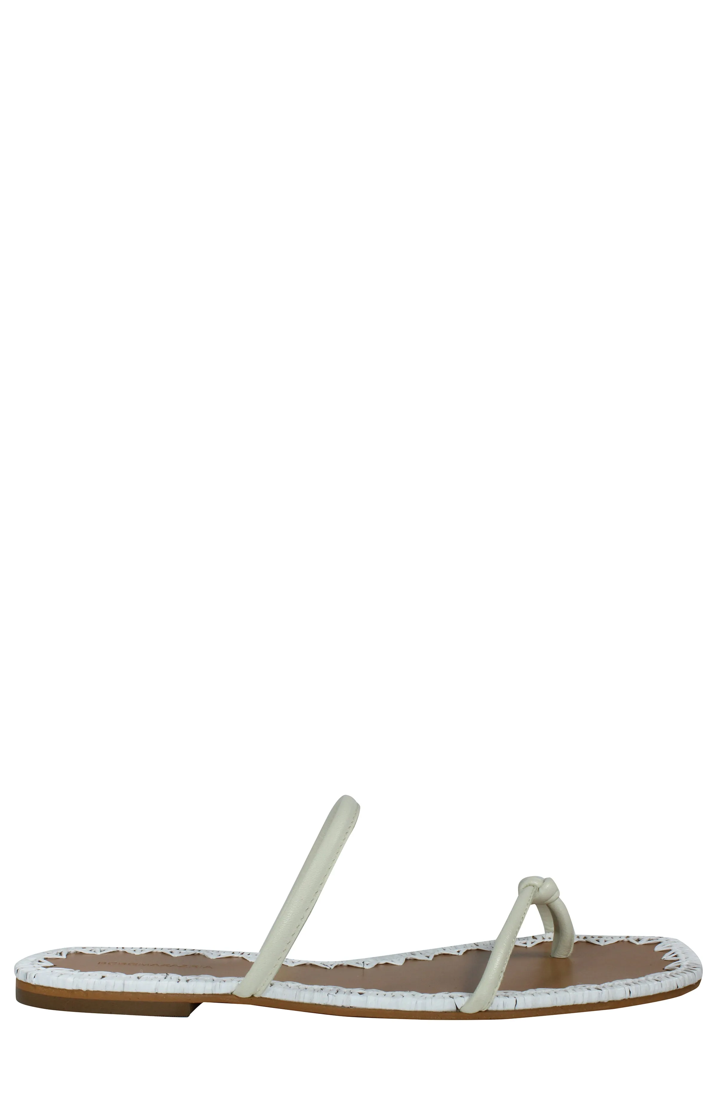 BALI MAGNOLIA LEATHER FLAT SANDAL
