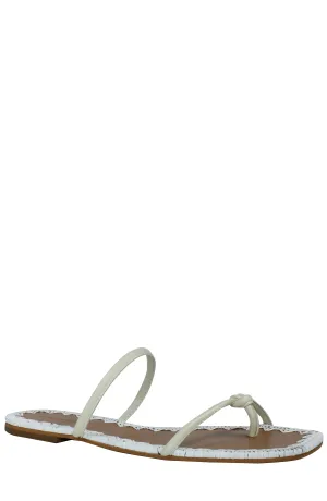 BALI MAGNOLIA LEATHER FLAT SANDAL