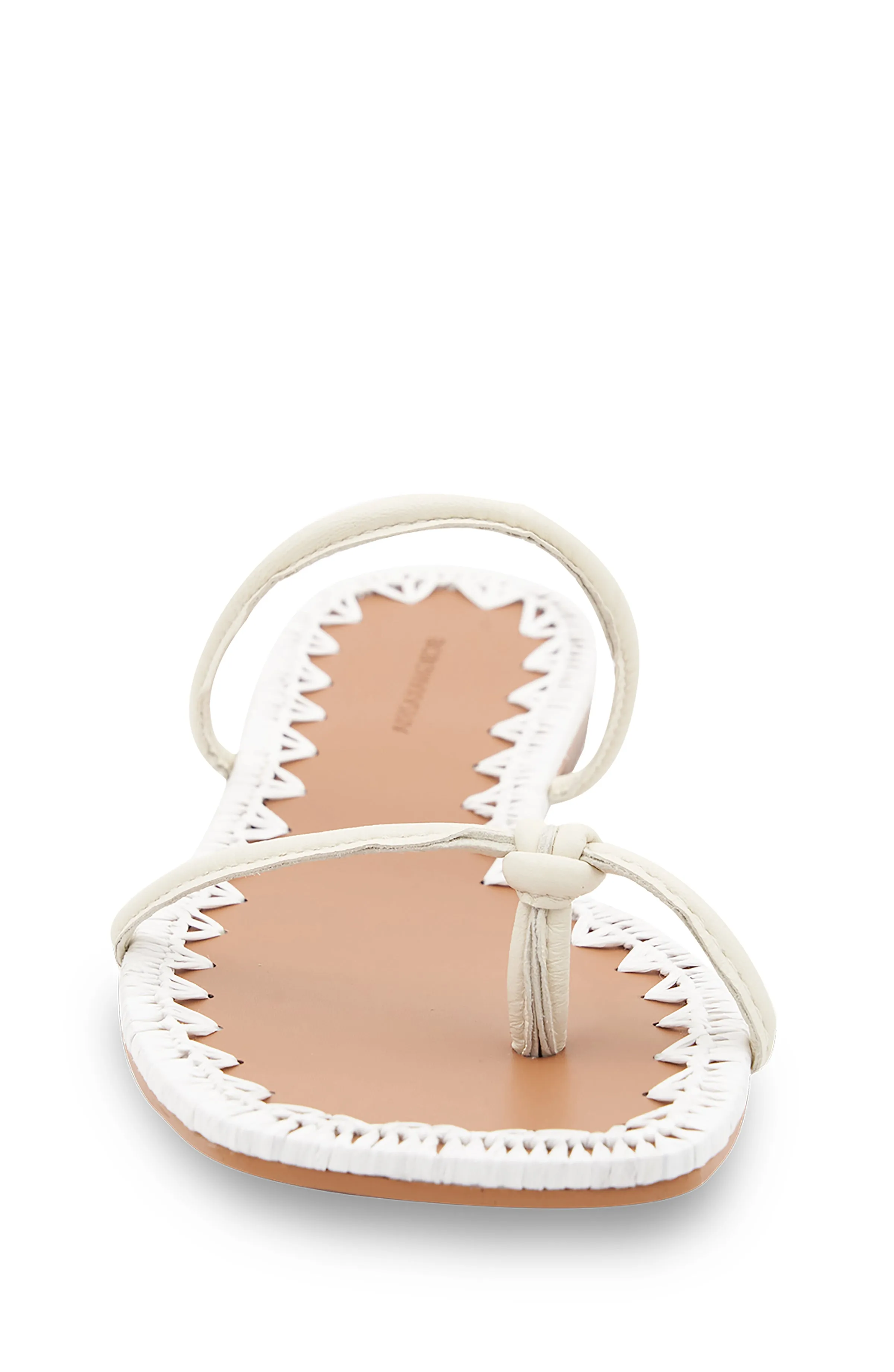 BALI MAGNOLIA LEATHER FLAT SANDAL