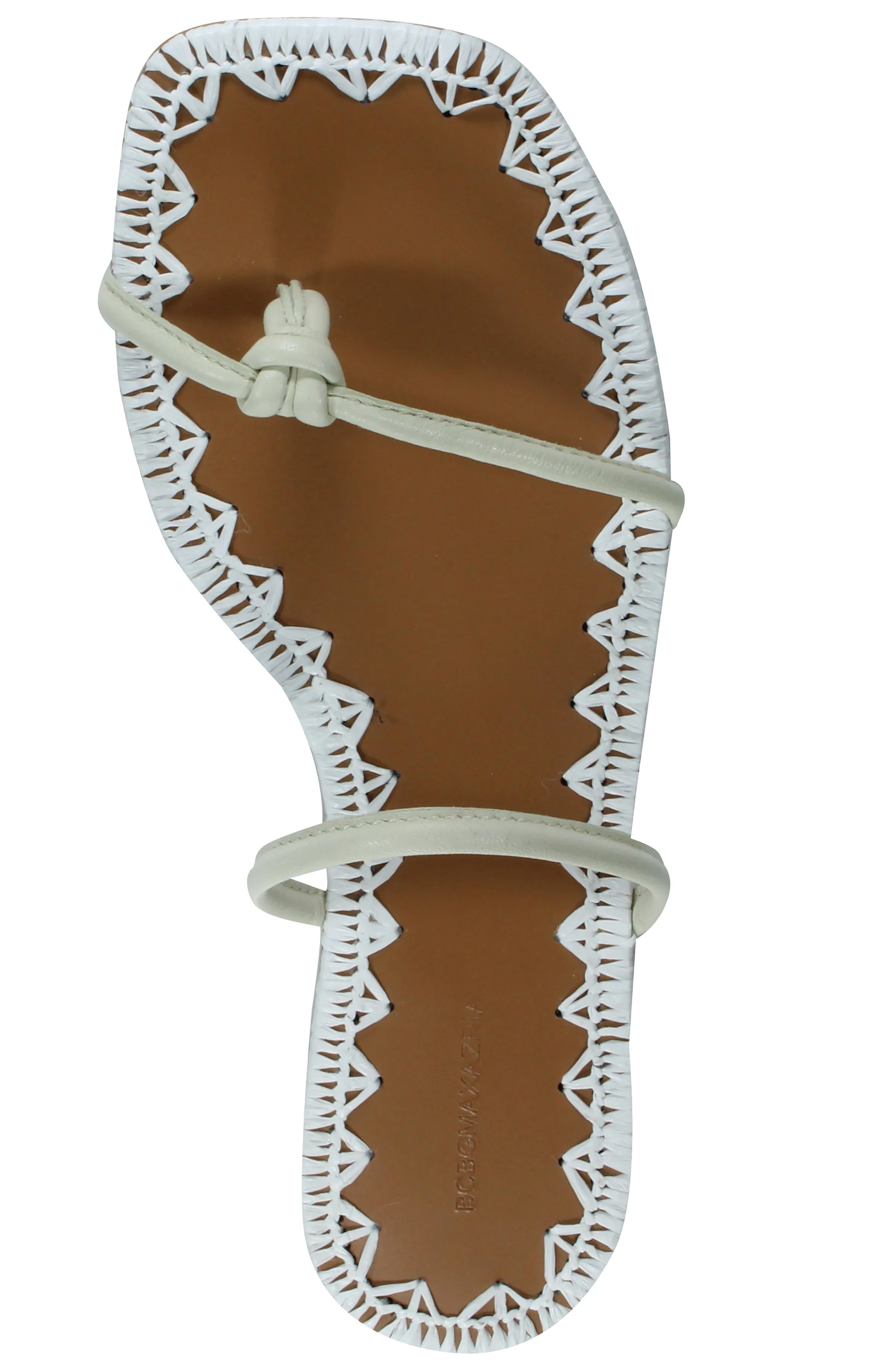 BALI MAGNOLIA LEATHER FLAT SANDAL