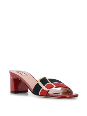 Bally Jordy Women's 6225830 Red/Blue/White Polyester Sandals