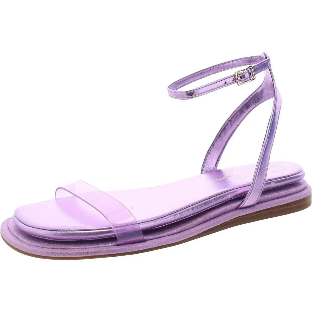 Betania Womens Flat Open Toe Ankle Strap