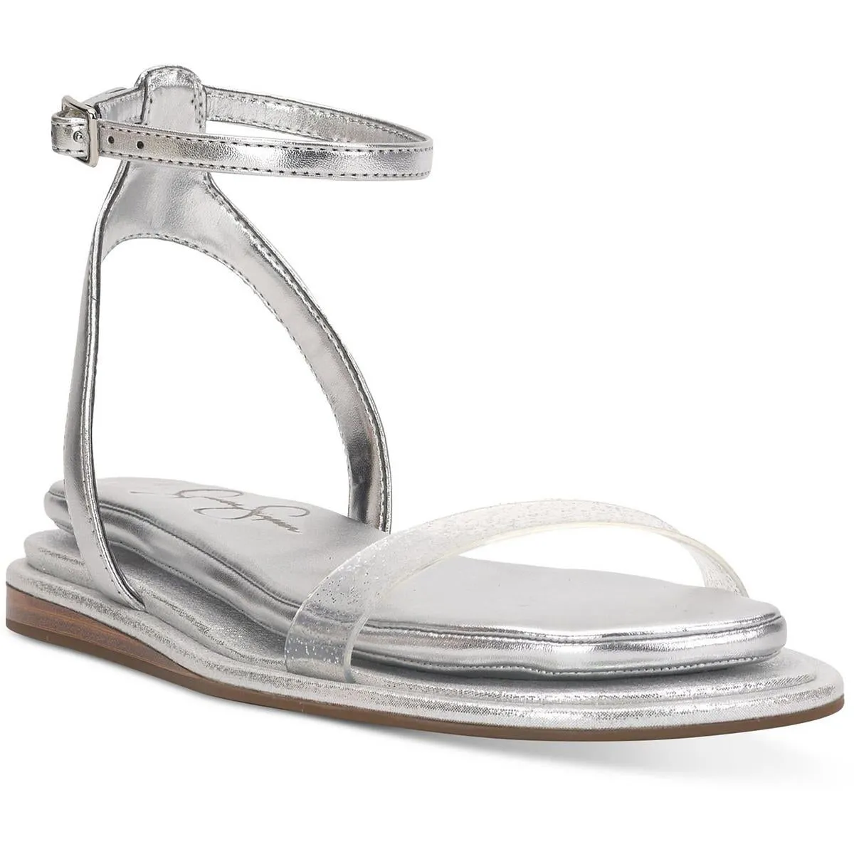 Betania Womens Flat Open Toe Ankle Strap