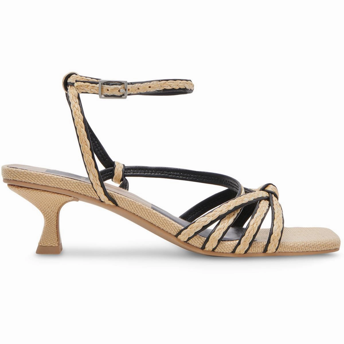 Bev Braid Womens Adjustable Leather Heels