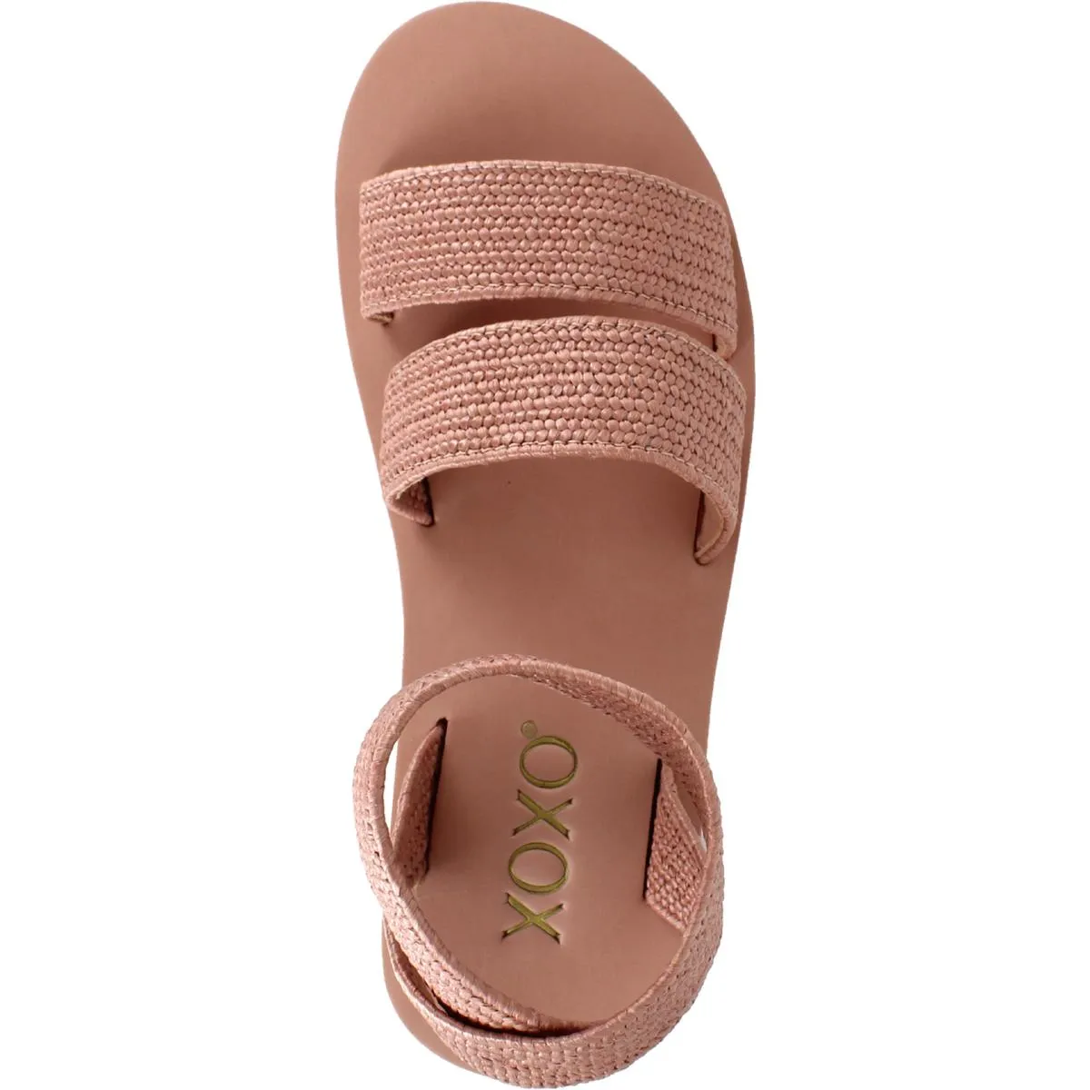 Bill Womens Woven Open Toe Flatform Sandals