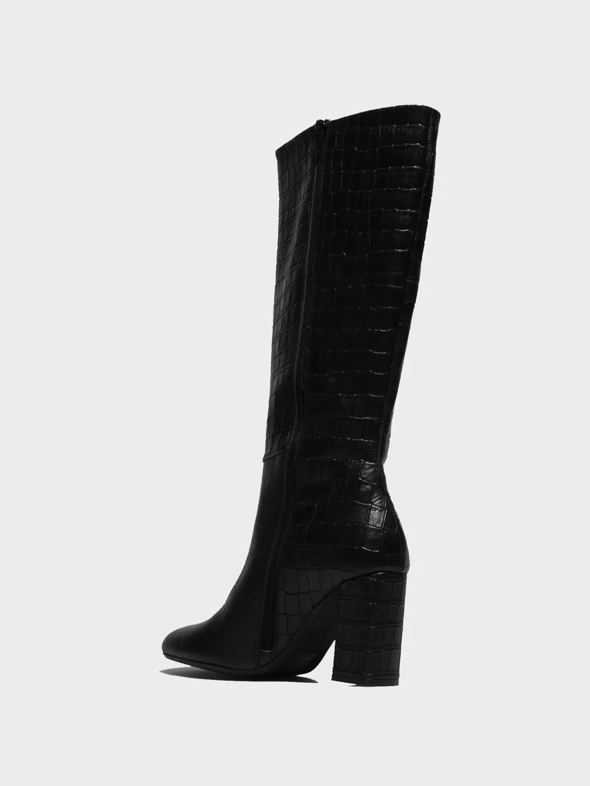 Black Knee-High Boots