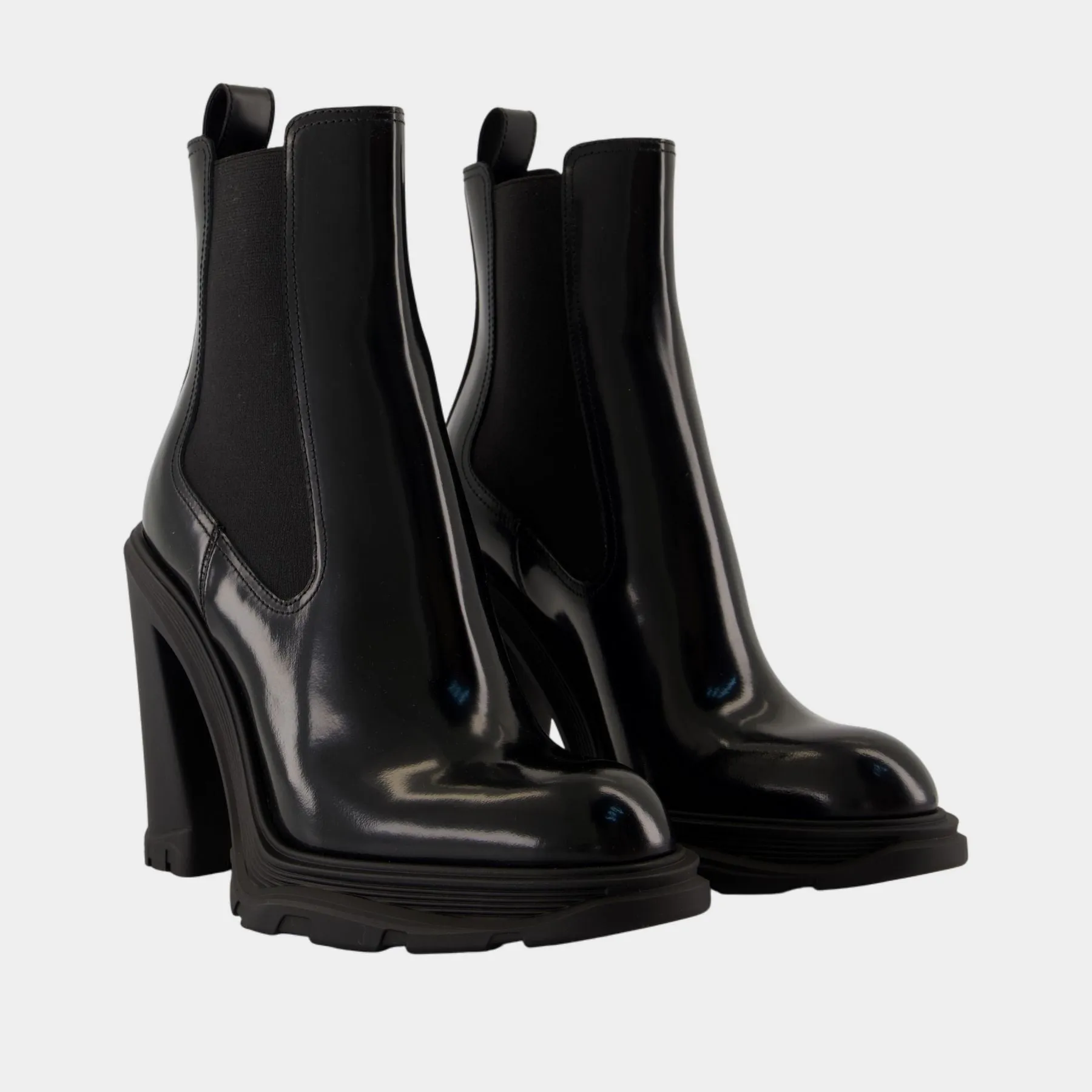 Black Leather Boots