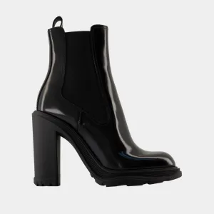 Black Leather Boots