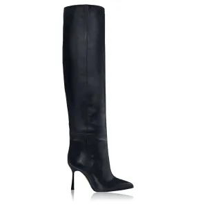 BLACK LEATHER NAKA