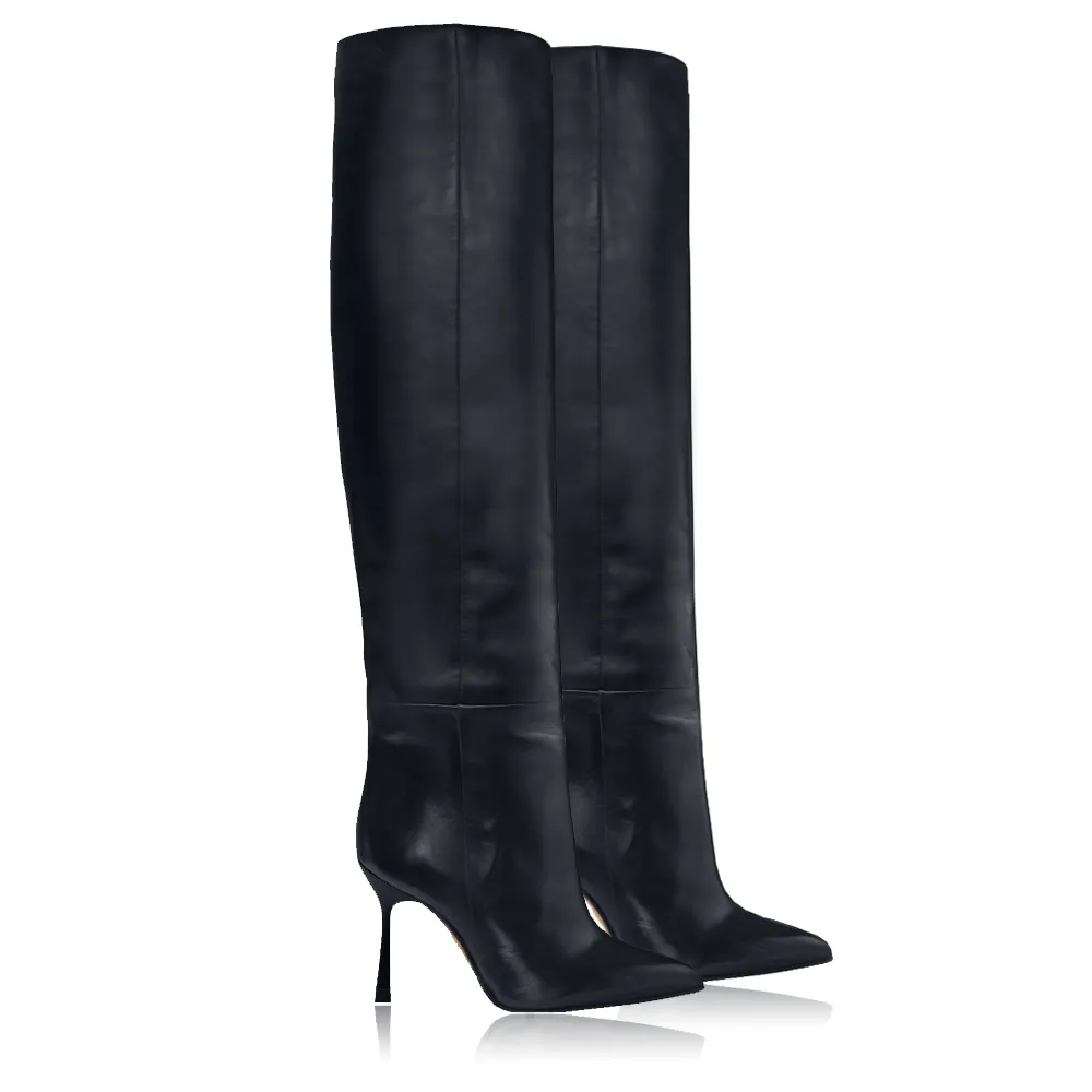 BLACK LEATHER NAKA