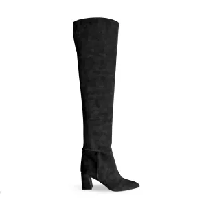 BLACK SUEDE GILDA