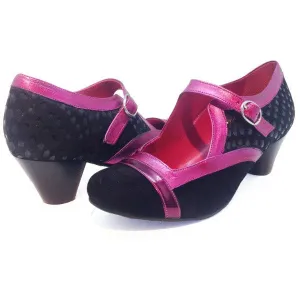Bouquet - Black Fuchsia shoe- Last pairs- 35 and 42