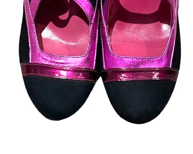 Bouquet - Black Fuchsia shoe- Last pairs- 35 and 42