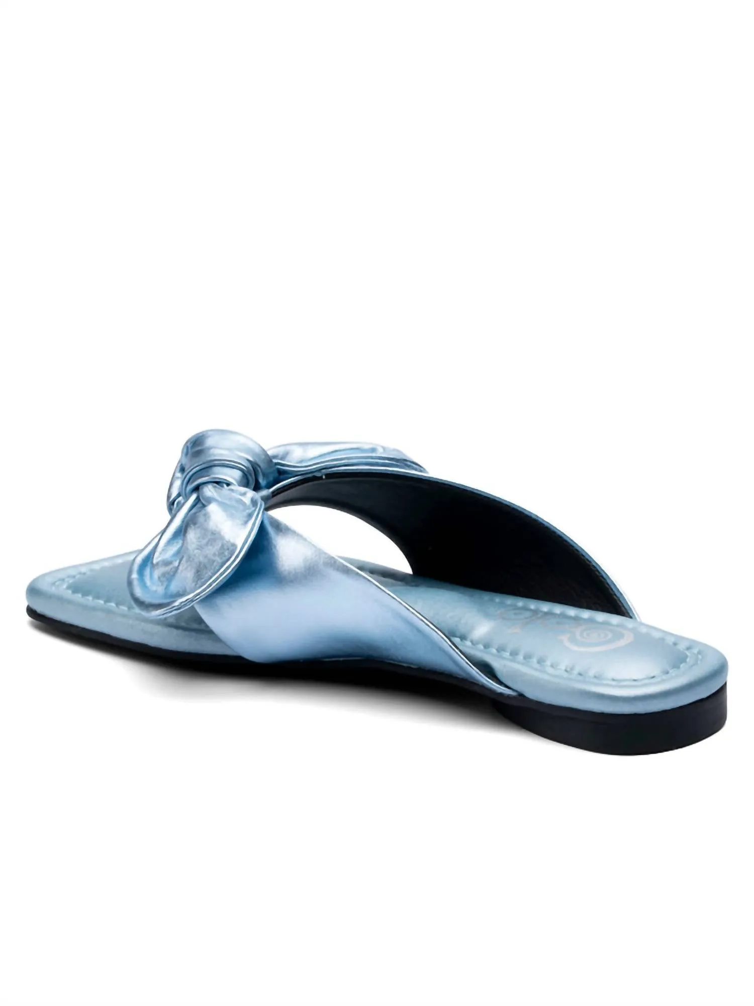Bowthong Sandal In Smoke Blue