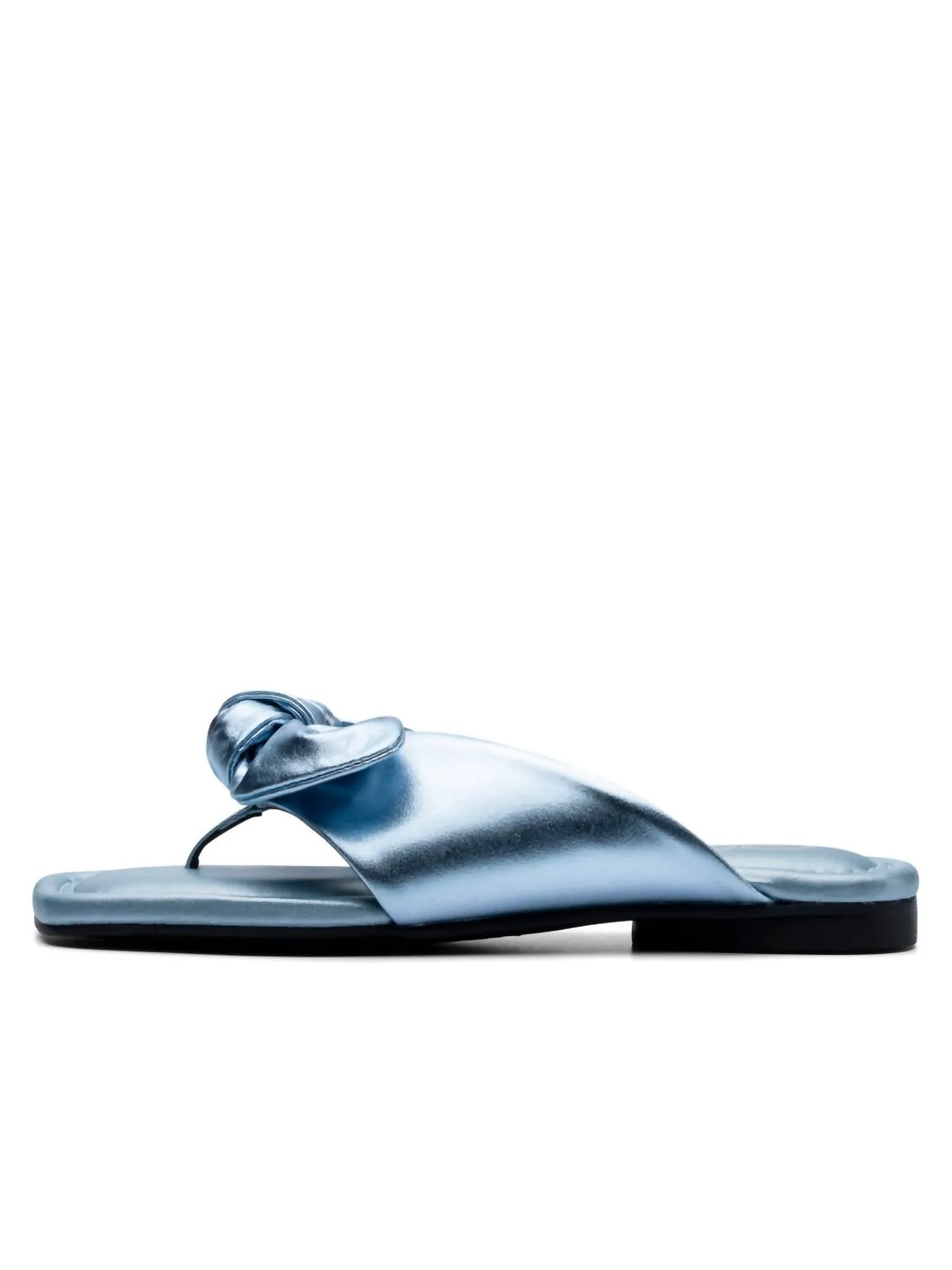 Bowthong Sandal In Smoke Blue