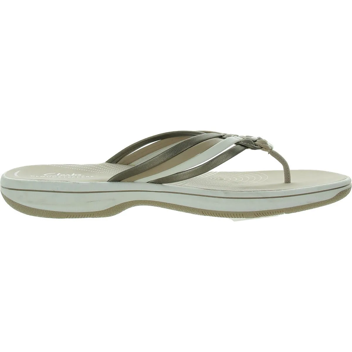 Breeze Womens Open Toe Slip On Thong Sandals