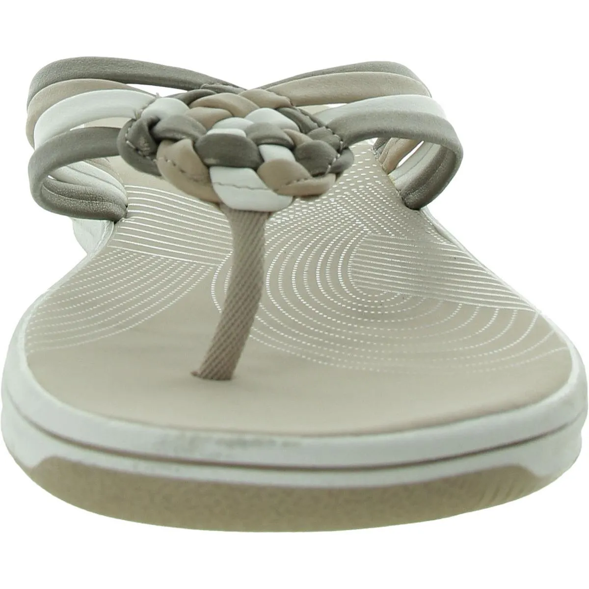 Breeze Womens Open Toe Slip On Thong Sandals
