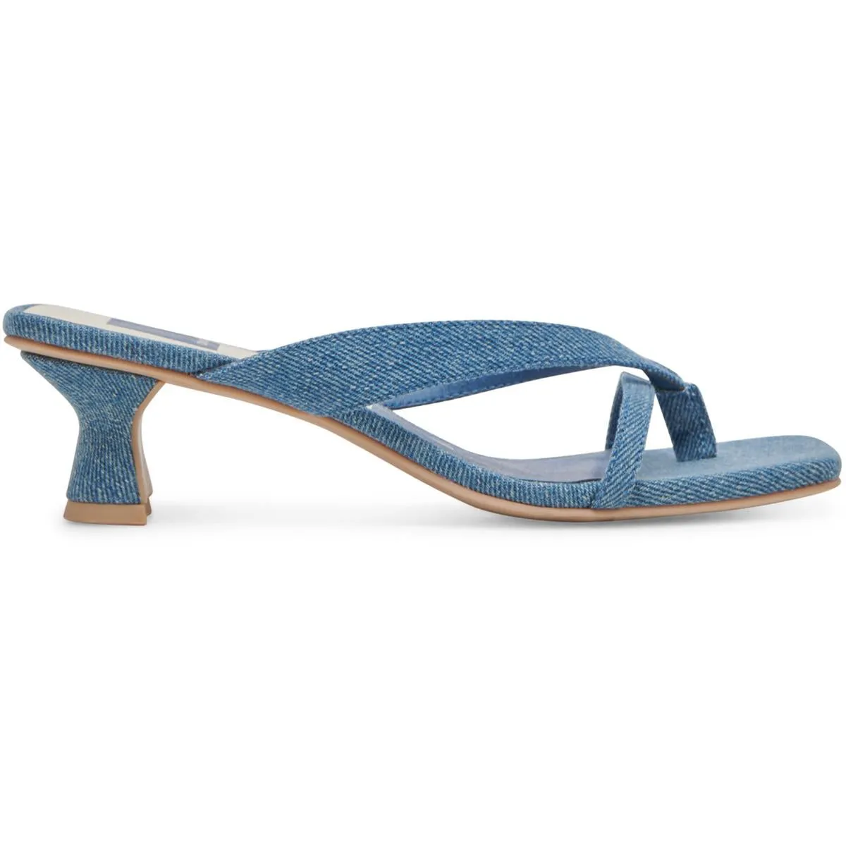 Brevel Womens Strappy Denim Heels