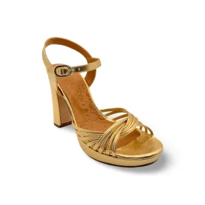 Bri-Caneti Gold Metallic Sandal