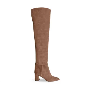 BROWN SUEDE GILDA