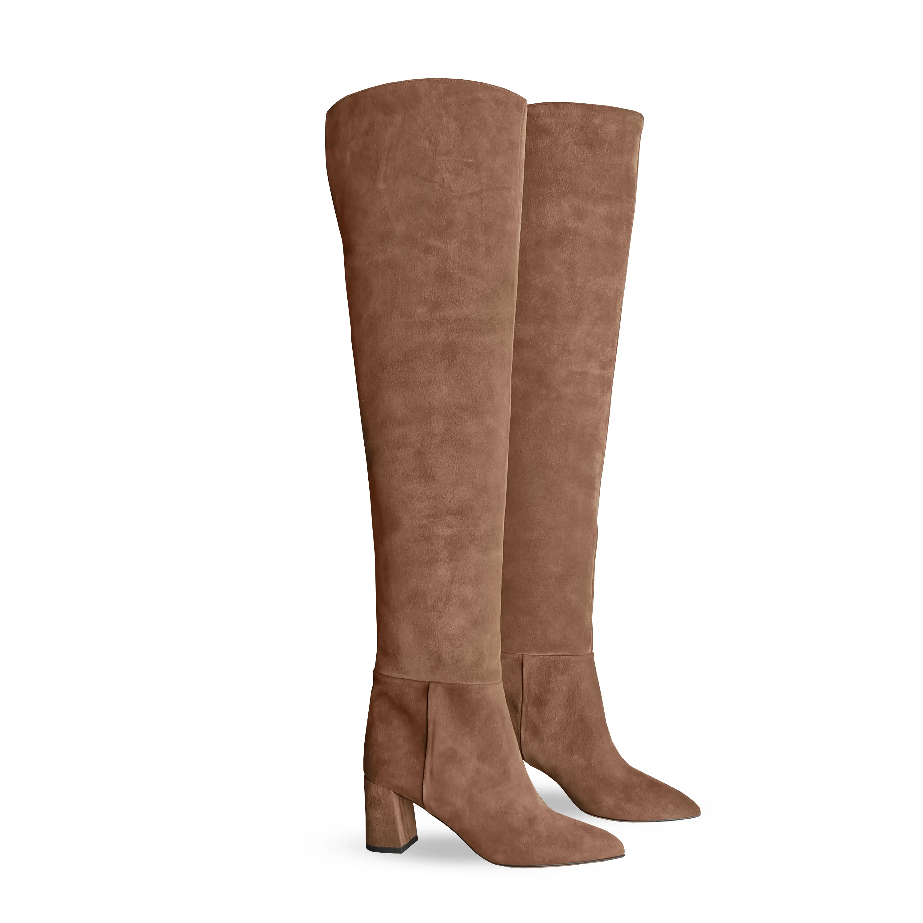 BROWN SUEDE GILDA