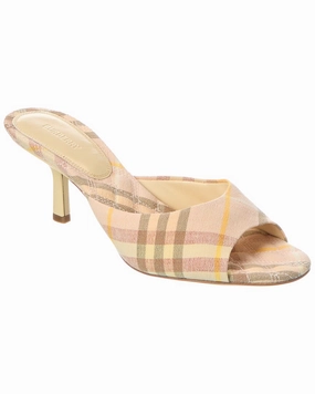 Burberry Check Linen Sandal