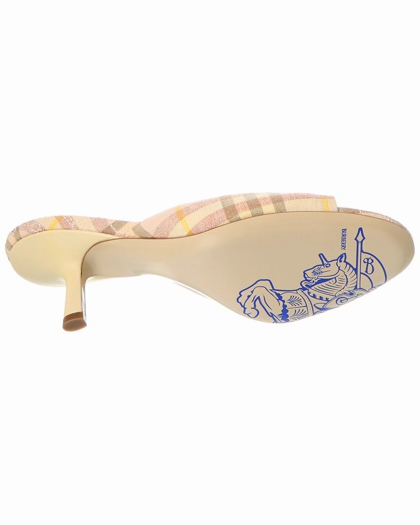 Burberry Check Linen Sandal