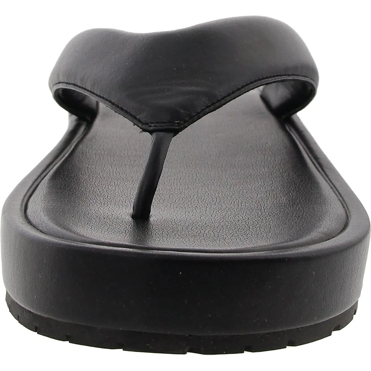 Campana Womens Padded Insole Faux Leather Thong Sandals