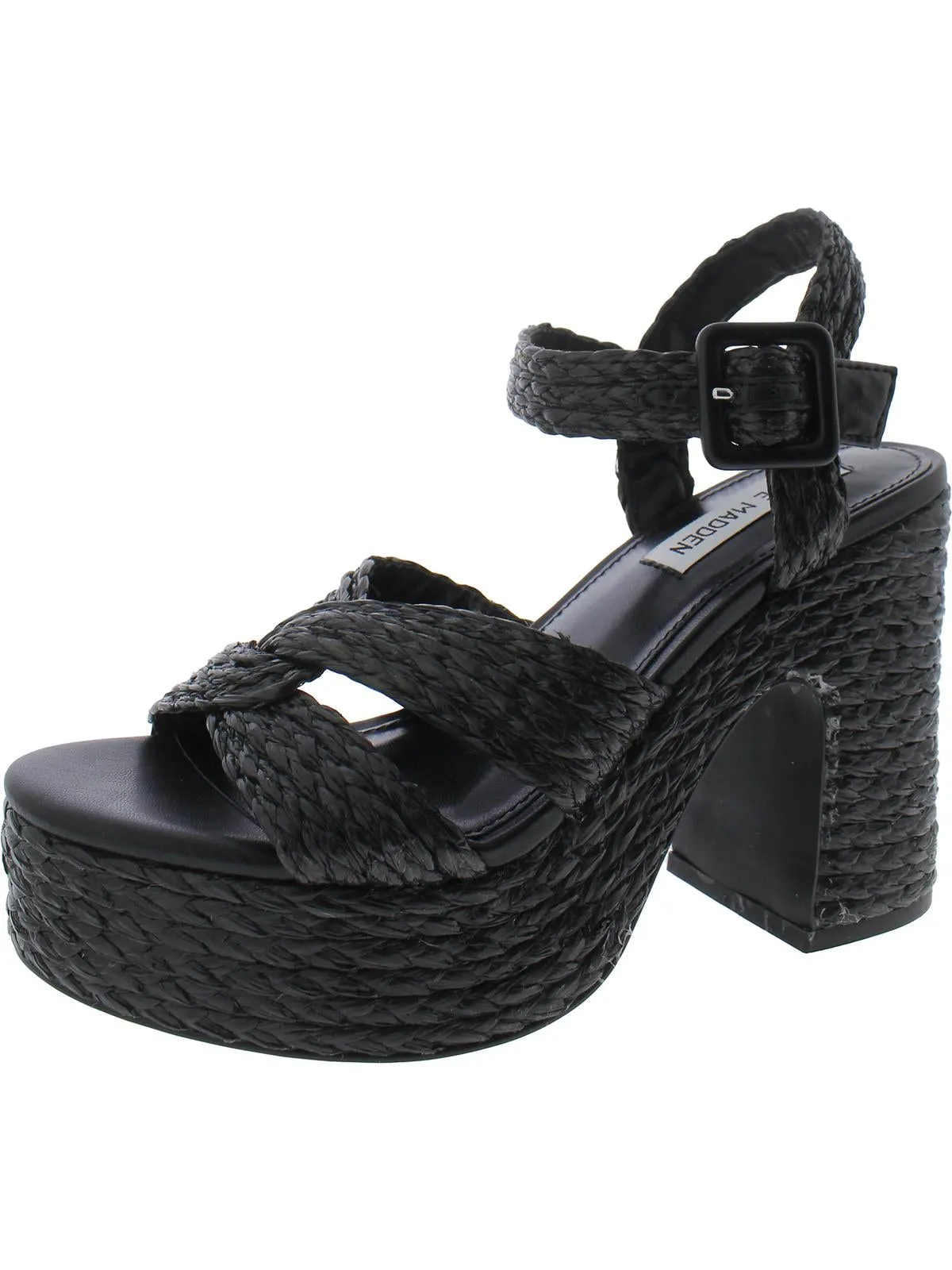 Carisma Womens Metallic Slingback Platform Sandals