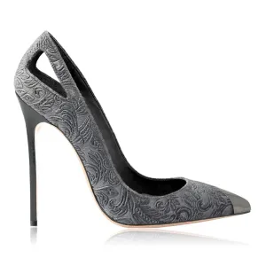 CATRHINE GRAY VELVET 120mm