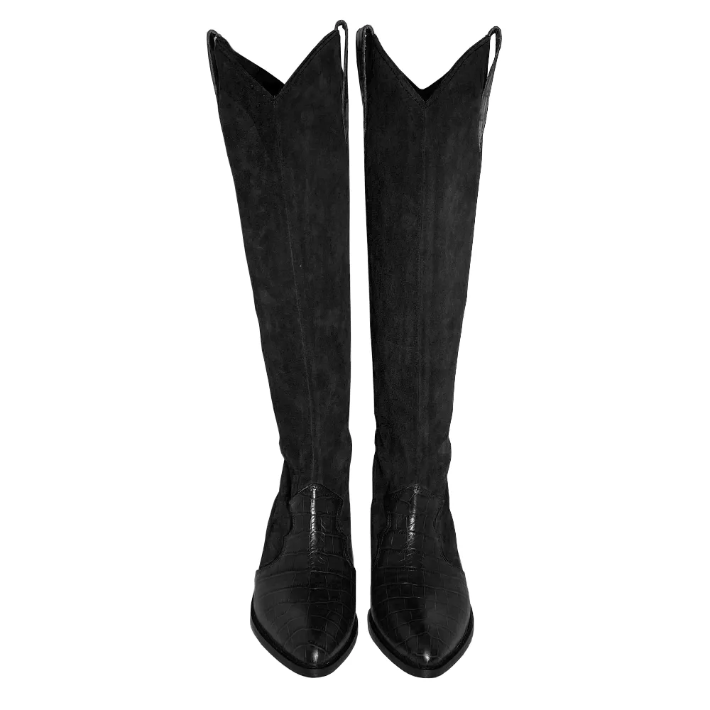 CELINE SUEDE BLACK
