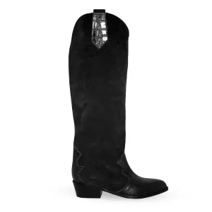 CELINE SUEDE BLACK