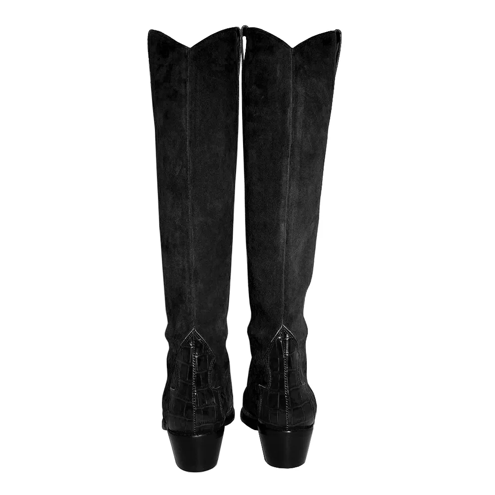 CELINE SUEDE BLACK