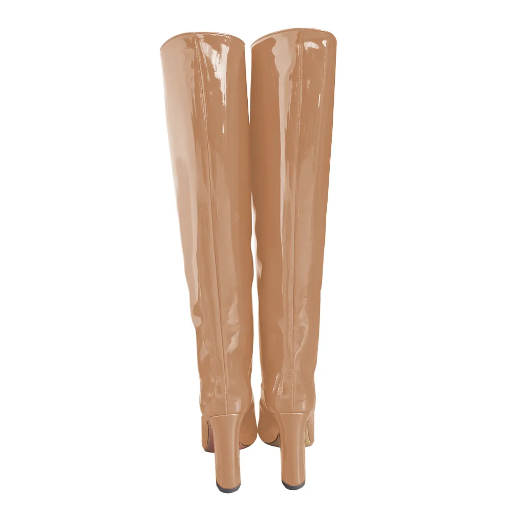 CHARLOTTE BEIGE PATENT