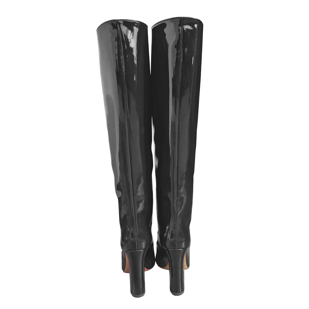 CHARLOTTE BLACK PATENT