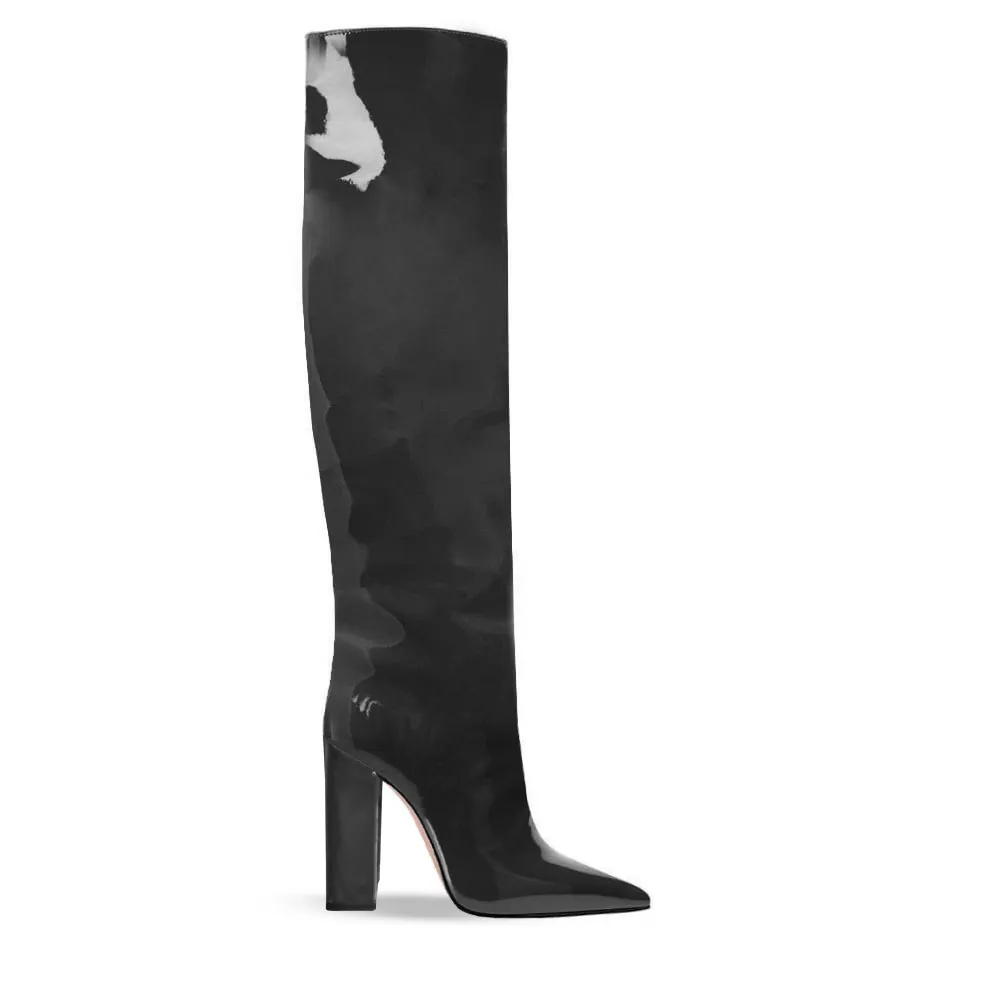 CHARLOTTE BLACK PATENT