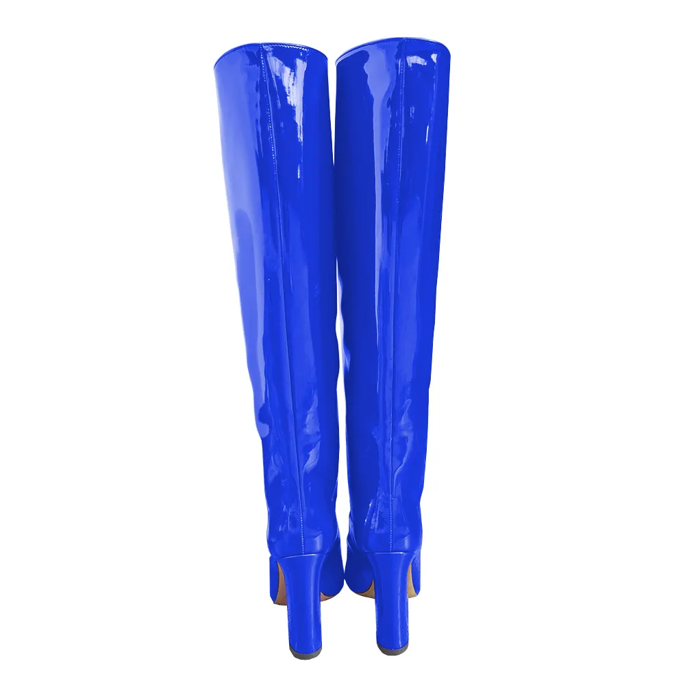 CHARLOTTE BLUE PATENT