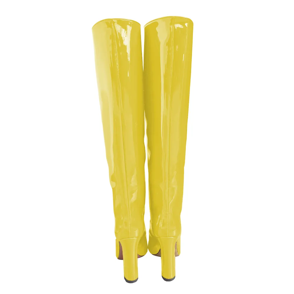 CHARLOTTE YELLOW PATENT