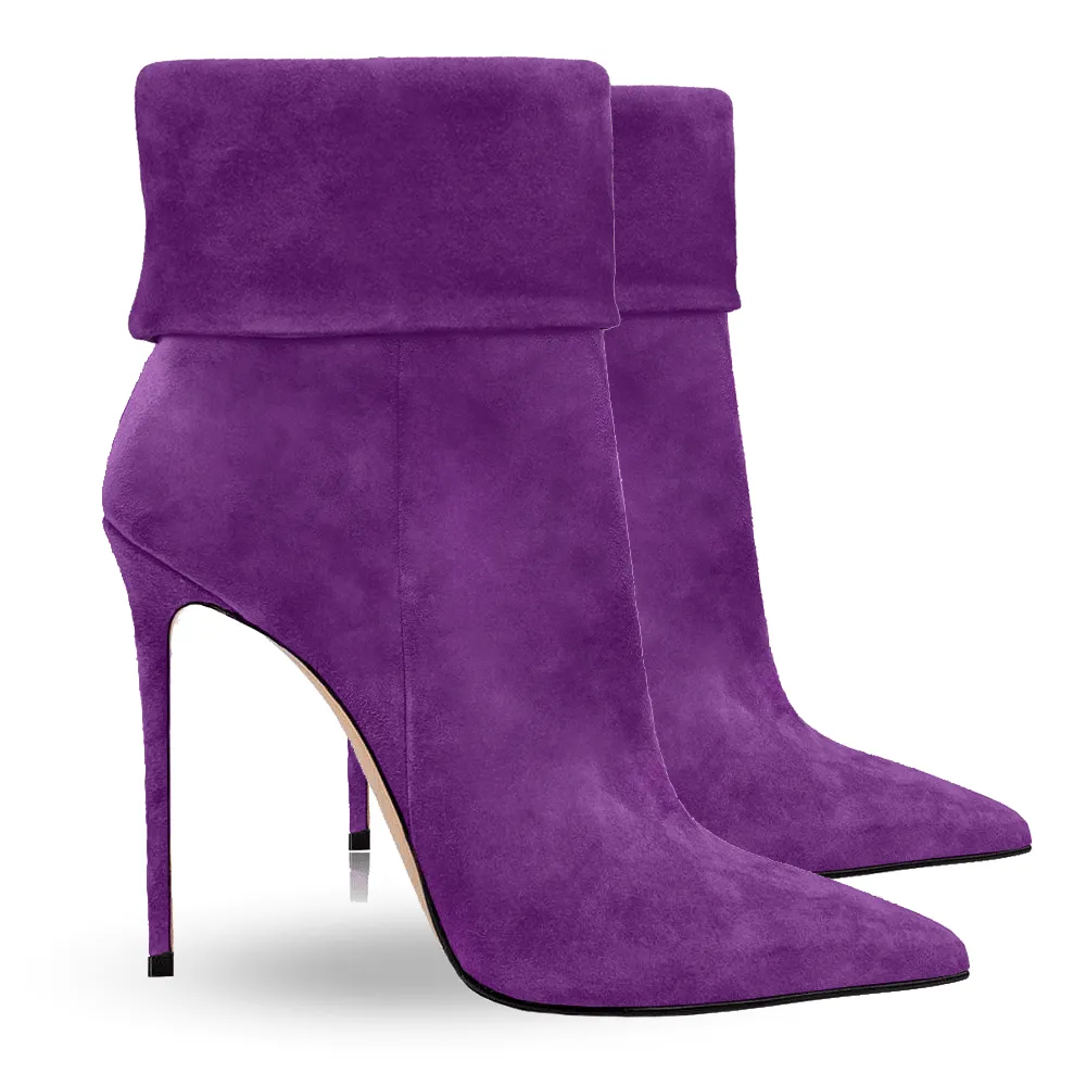 CHRISTINA PURPLE SUEDE
