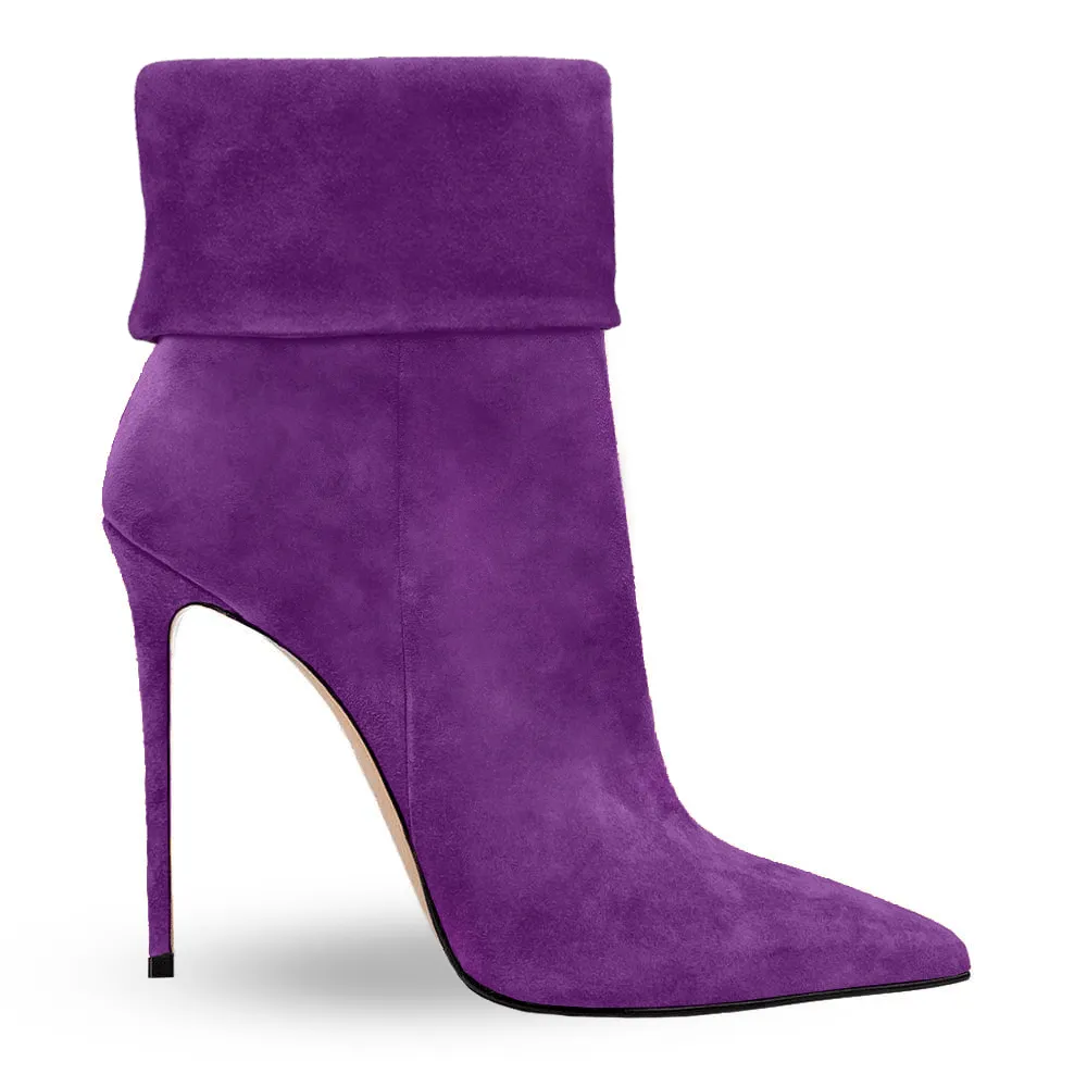 CHRISTINA PURPLE SUEDE