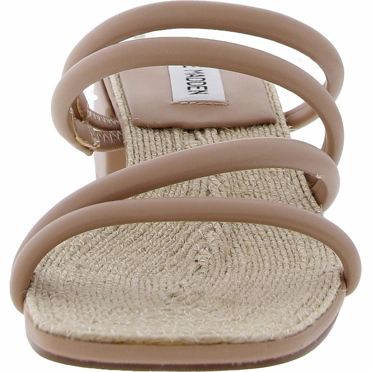 Citizen Womens Woven Faux Leather Block Heel