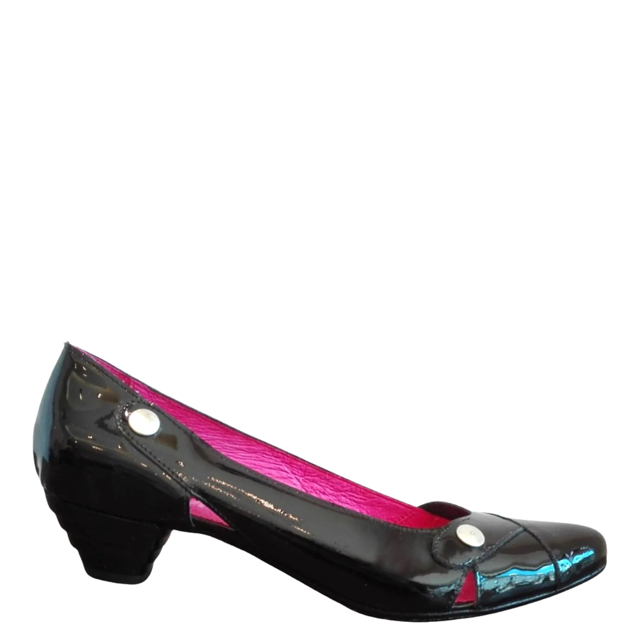 Clique - Black Patent- low heel shoe- Last pair 41!