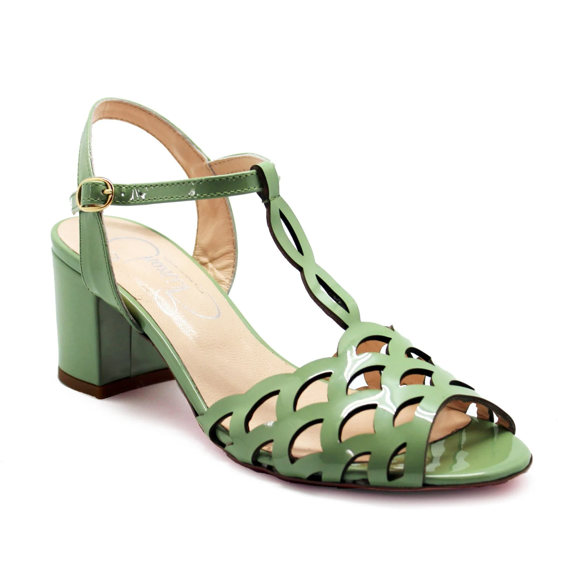 Coquille - Green Patent - LAST PAIRS 40 AND 41