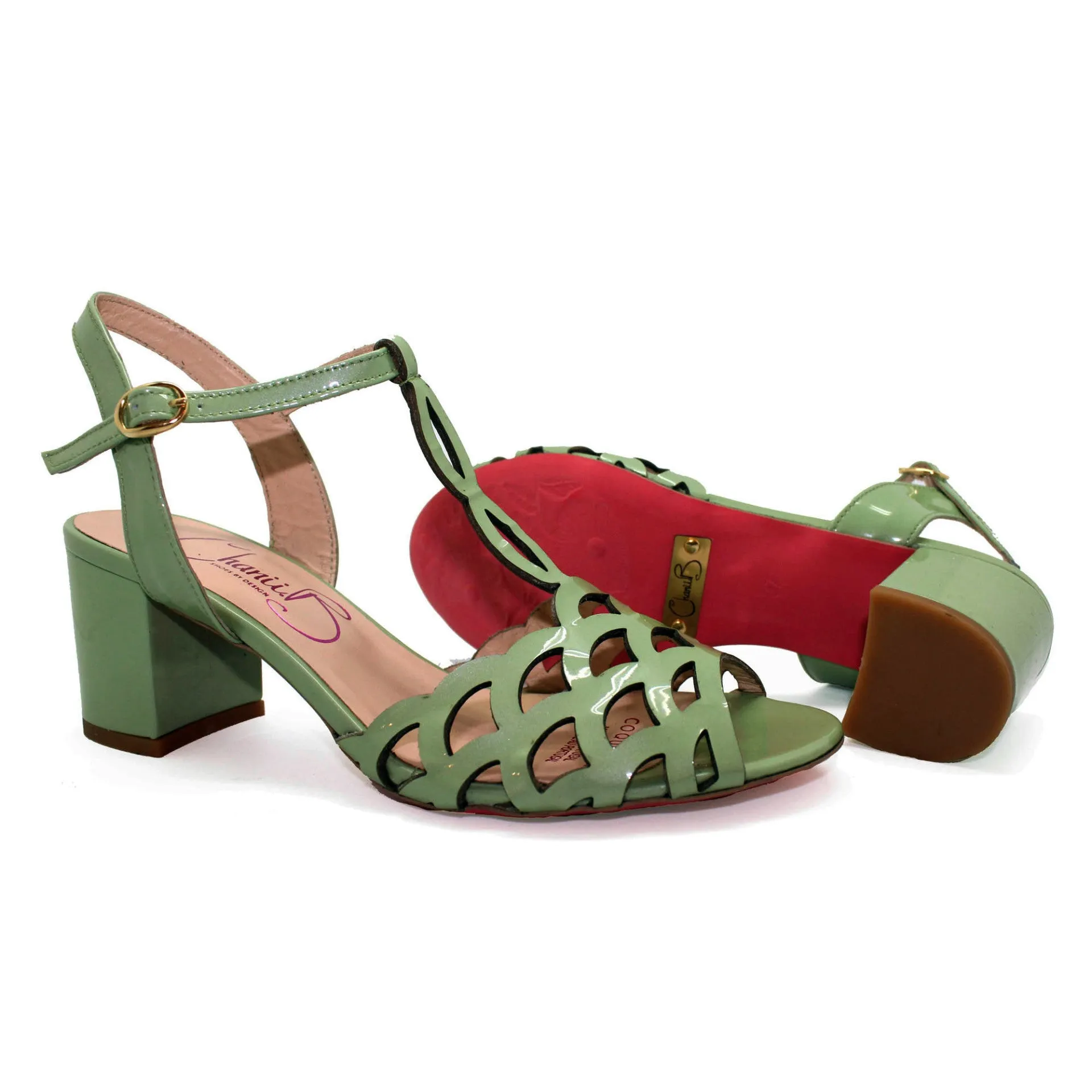 Coquille - Green Patent - LAST PAIRS 40 AND 41