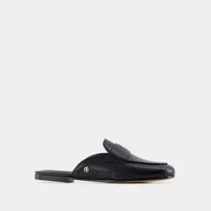 Corrine Mules - ANINE BING - Leather - Black