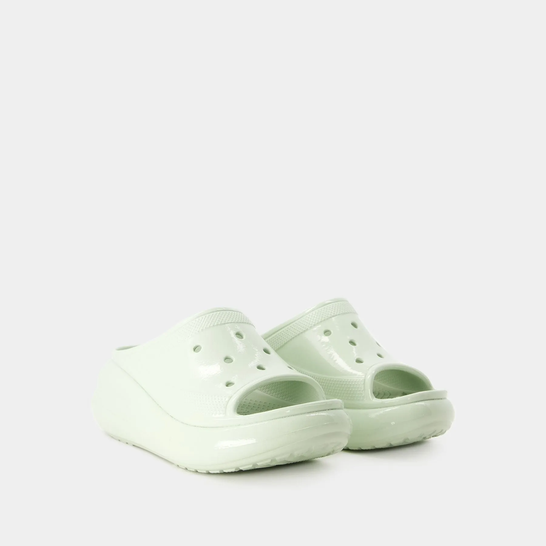 Crush High Shine Sandals - Crocs - Thermoplastic - Grey