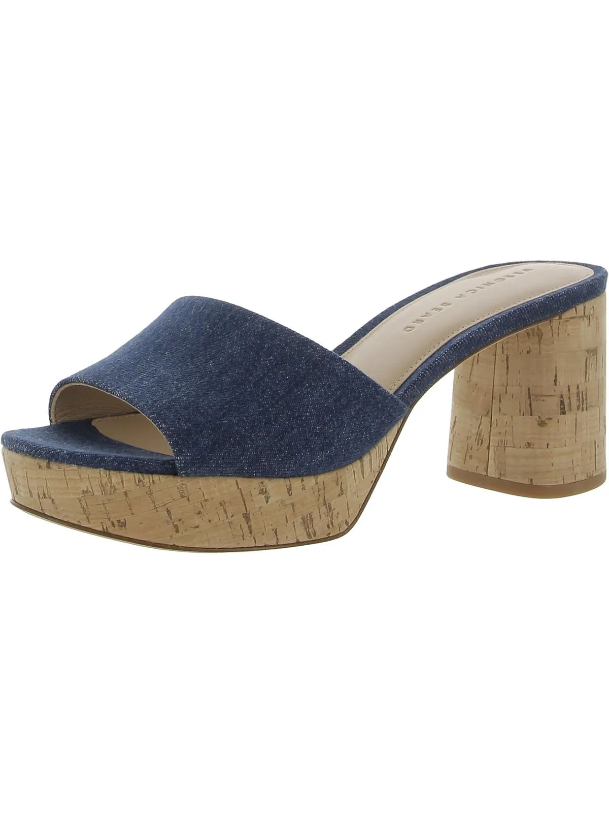 Dali Womens Cork Slip On Heels