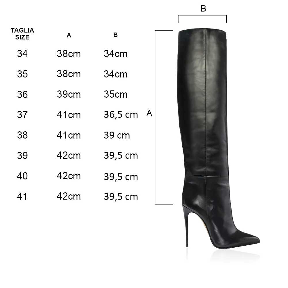 DAYNA BLACK LEATHER