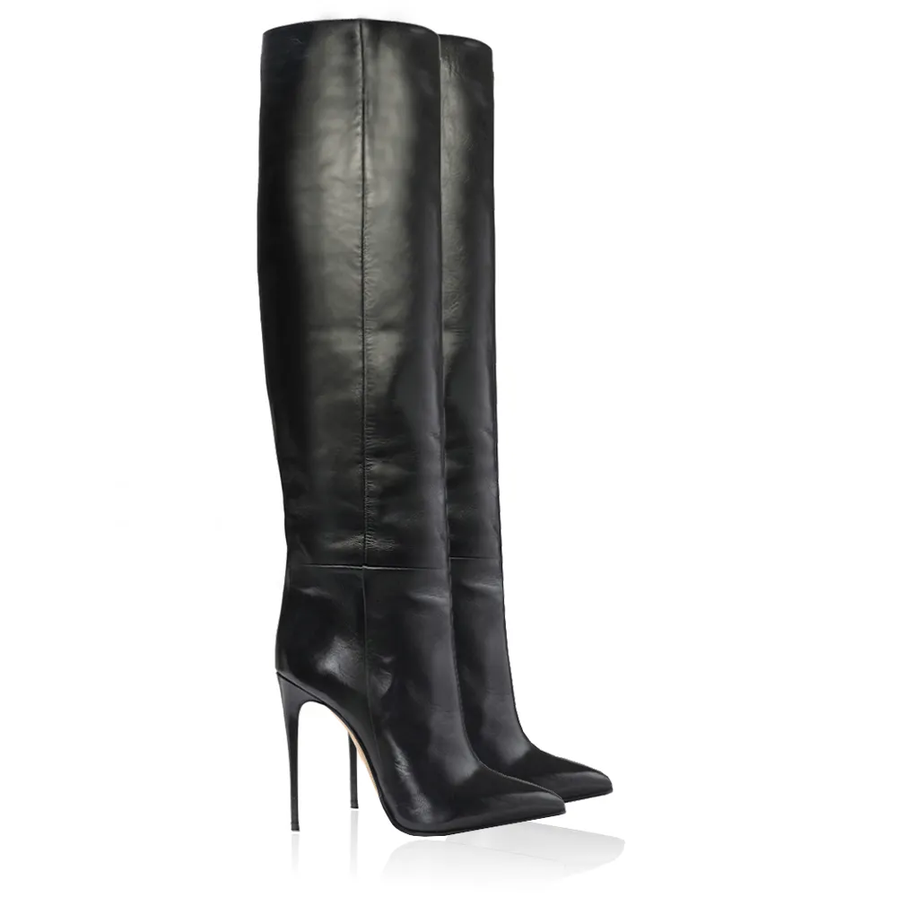 DAYNA BLACK LEATHER