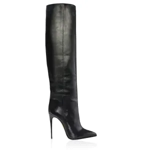 DAYNA BLACK LEATHER